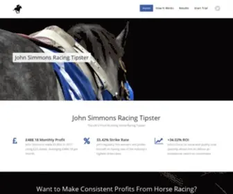 Jsracingtipster.com(John Simmons Racing Tipster) Screenshot