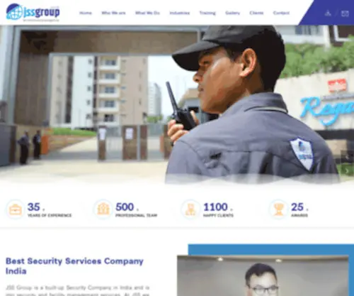 JSSgroupindia.com(SECURITY SERVICES TRUSTED BY MILLIONS) Screenshot