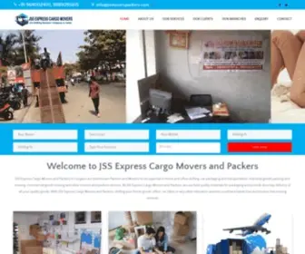 JSsmoverspackers.com(JSS Express Cargo Movers and Packers Call) Screenshot