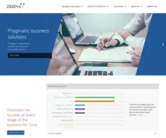 JSSpro.com(Innovative and pragmatic business solutions) Screenshot