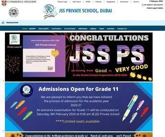 JSSPsdubai.com(Private School in Dubai) Screenshot