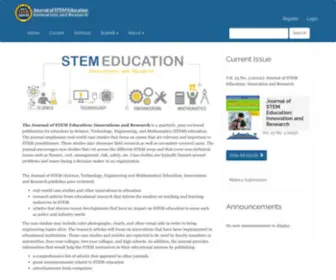 Jstem.org(Journal of STEM Education) Screenshot
