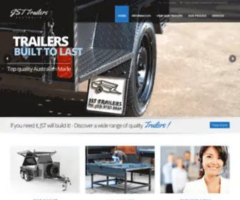 JSTtrailers.com.au(Top Quality Australian Made Trailers) Screenshot