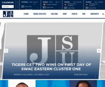 Jsutigers.com(Jackson State University) Screenshot