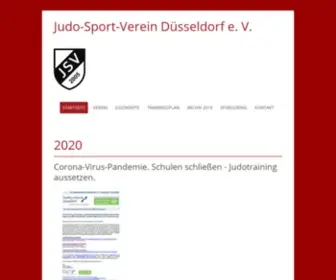 JSV-Judo.de(Judo-Sport-Verein Düsseldorf e.V) Screenshot