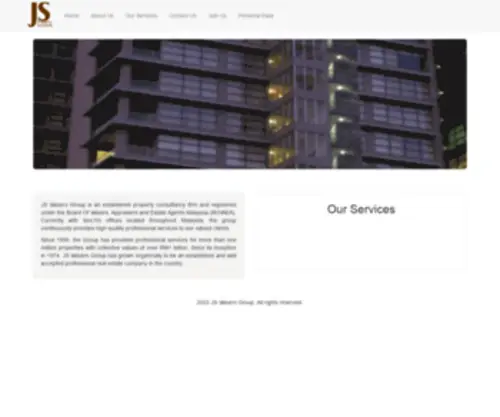 Jsvaluers.com.my(JS Valuers Property Consultants Group) Screenshot