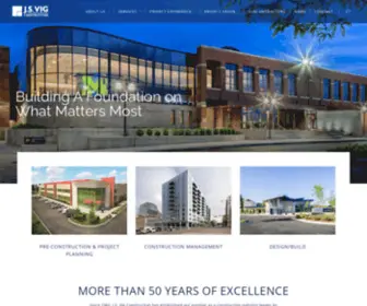 Jsvig.com(Michigan Construction Company) Screenshot