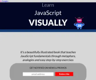 Jsvisually.com(Learn JavaSript VISUALLY) Screenshot