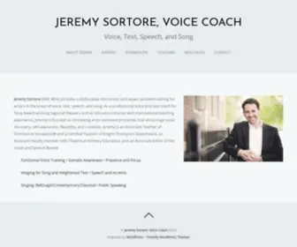 Jsvoicecoach.com(Jeremy Sortore) Screenshot