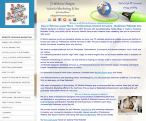 Jswebsitedesigns.com(Website Designer Marketing in Weston) Screenshot