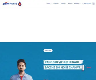 JSwpaints.in(Reinvent beauty in your home with exterior & interior wall paint colors from JSW Paints) Screenshot