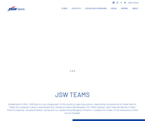 JSWsports.in(JSW Sports) Screenshot