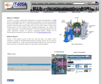 JT60SA.org(60SA) Screenshot