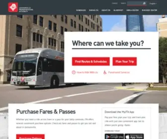 Jtafla.com(Jacksonville Transportation Authority) Screenshot