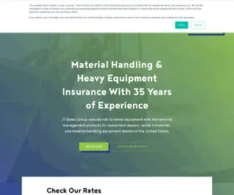 Jtbatesgroup.com(Heavy Equipment Insurance) Screenshot