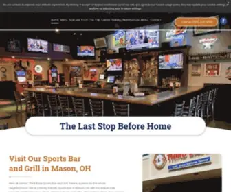 JTBsportsbar.com(Third Base Sports Bar and Grill) Screenshot