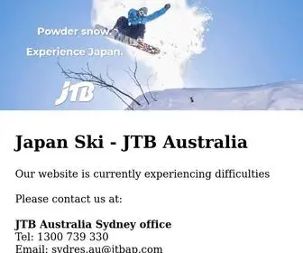 JTBtravel.com.au(JTB Perfect moments) Screenshot