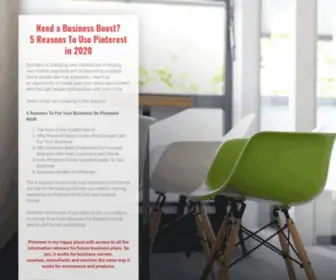 JTclough.com(Business Boost 5 Pinterest Reasons) Screenshot