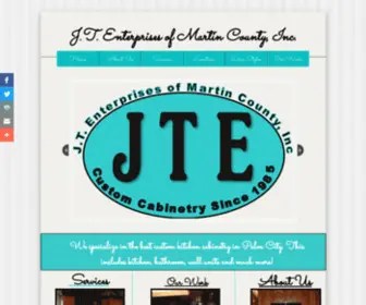 Jtecabinets.com(Kitchen Cabinetry) Screenshot