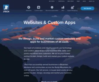 Jtech.digital(Bozeman Web Design) Screenshot