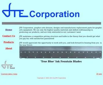 Jte.us(JTE Corporation home) Screenshot