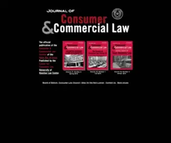 Jtexconsumerlaw.com(Journal of Consumer & Commercial Law) Screenshot