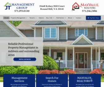 Jtmanagementgroup.com(Welcome Home) Screenshot