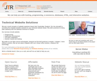 Jtresponse.co.uk(J T Response Limited) Screenshot