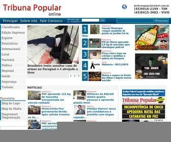 Jtribunapopular.com.br(Tribuna Popular) Screenshot