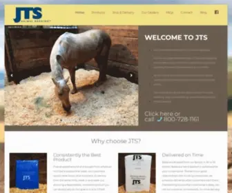 Jtsanimalbedding.com(JTS Animal Bedding) Screenshot