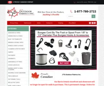 Jtsoutdoorfabrics.com(JT's Outdoor Fabrics in Canada) Screenshot