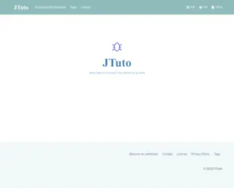 Jtuto.com(Search engine offers developer tutorials and technical solutions. A platform) Screenshot