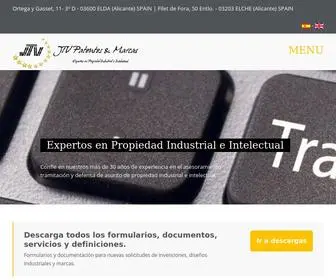 JTvmarcas.com(JTV Patentes y Marcas) Screenshot