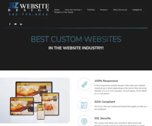 JTzwebsitedesign.com(JTZ Enterprise Custom Website Designs) Screenshot