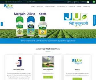 Juagrisciences.com(Best Agrochemical Manufacturing Company in India) Screenshot