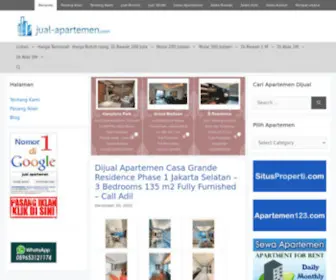 Jual-Apartemen.com(Jual apartemen butuh uang murah tanpa perantara langsung pemilik (direct owner)) Screenshot
