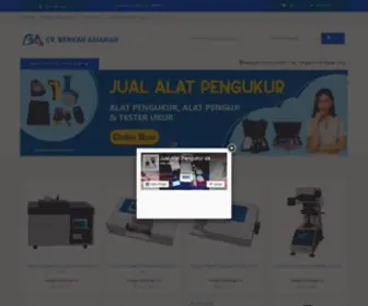 Jualalatpengukur.com(CV Berkah Amanah) Screenshot