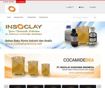 Jualbahankimia.net(Insoclay Acidatama Indonesia) Screenshot