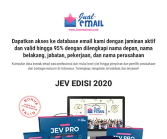 Jualemailvalid.com(Jual Alamat Email Valid dan Aktif Perusahaan Indonesia) Screenshot