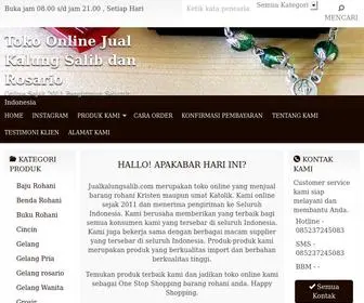 Jualkalungsalib.com(Toko Online Kalung Salib Dan Rosario Indonesia) Screenshot