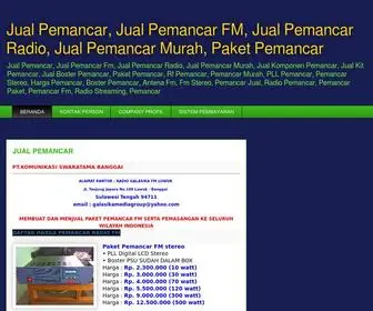 Jualpemancarfm.com(Jual Pemancar) Screenshot