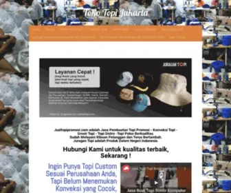 Jualtopipromosi.com(Konveksi Topi Bagus) Screenshot