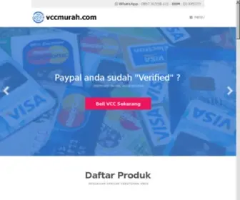 JualvCc.net(Jual VCC Murah untuk verifikasi PayPal oleh VCCMurah.com) Screenshot