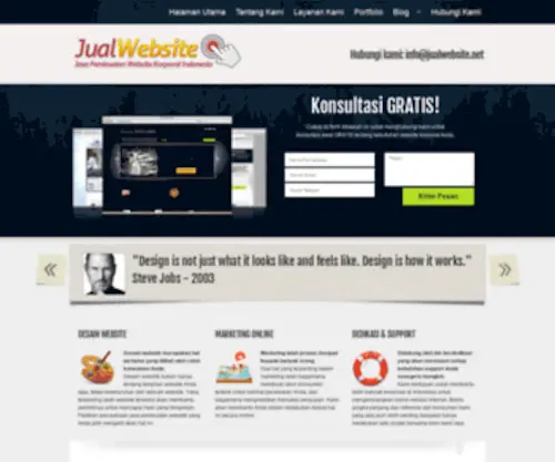 Jualwebsite.net(Jual Website) Screenshot