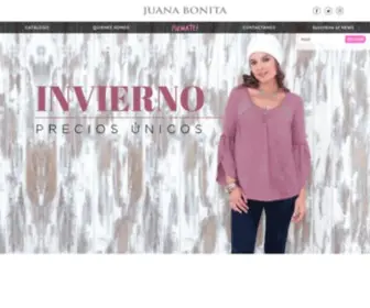Juanabonita.com.ar(Juana Bonita) Screenshot