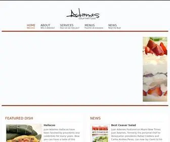 Juanadames.com(Adames Gourmet Food) Screenshot