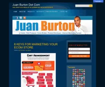 Juanburton.com(Juan Burton) Screenshot