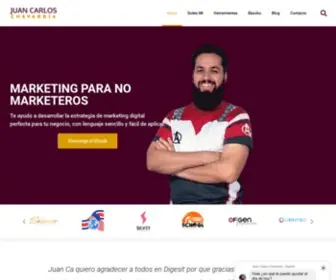 Juancarloschavarria.com(Consultor de Marketing Digital especlialista Facebook Ads y contenido) Screenshot