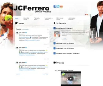 Juancarlosferrero.com(Juan Carlos Ferrero) Screenshot