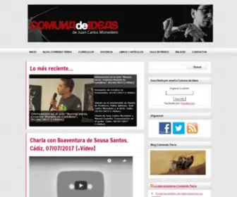 Juancarlosmonedero.org(COMUNA DE IDEAS) Screenshot